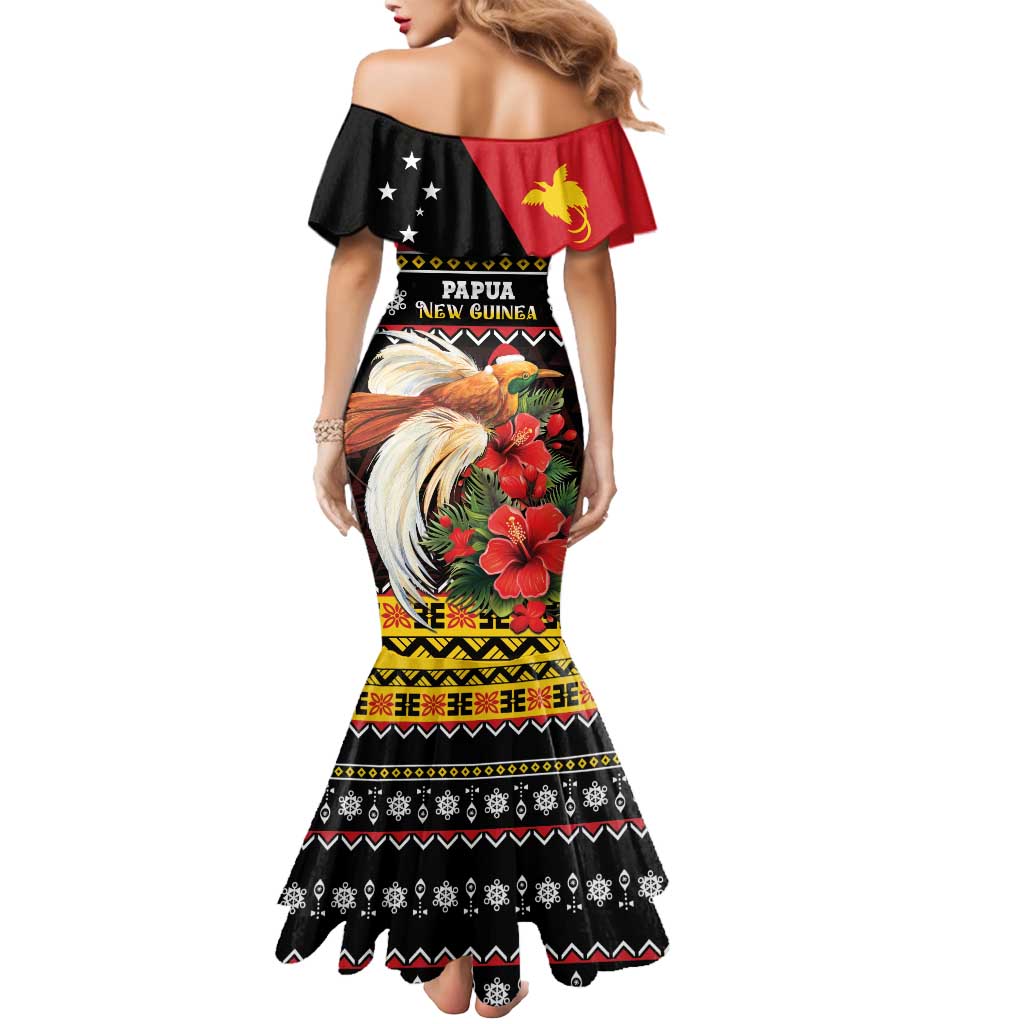 Papua New Guinea Christmas Mermaid Dress Bird Of Paradise Hamamas Krismas LT05 - Polynesian Pride
