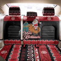 New Zealand Christmas Back Car Seat Cover Funny Santa Riding Kiwi Meri Kirihimete LT05 - Polynesian Pride