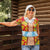 Polynesia Santa Claus Costume Women Polo Shirt Tropical Vibe