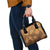 Tiare Tahiti Shoulder Handbag Brown Polynesia Motifs - Polynesian Pride