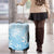 Tiare Tahiti Luggage Cover Blue Polynesia Motifs - Polynesian Pride