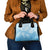 Tiare Tahiti Shoulder Handbag Blue Polynesia Motifs - Polynesian Pride