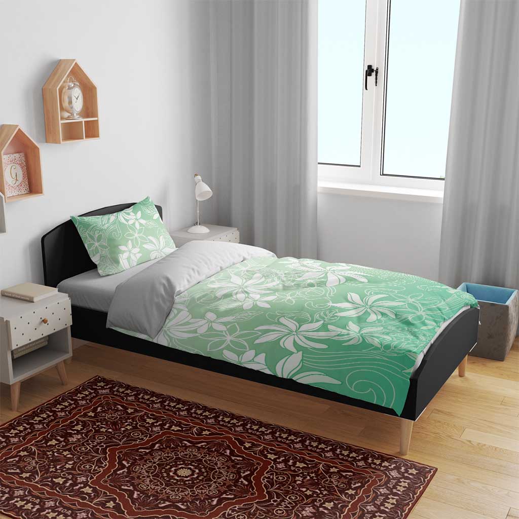 Tiare Tahiti Bedding Set Matcha Polynesia Motifs - Polynesian Pride