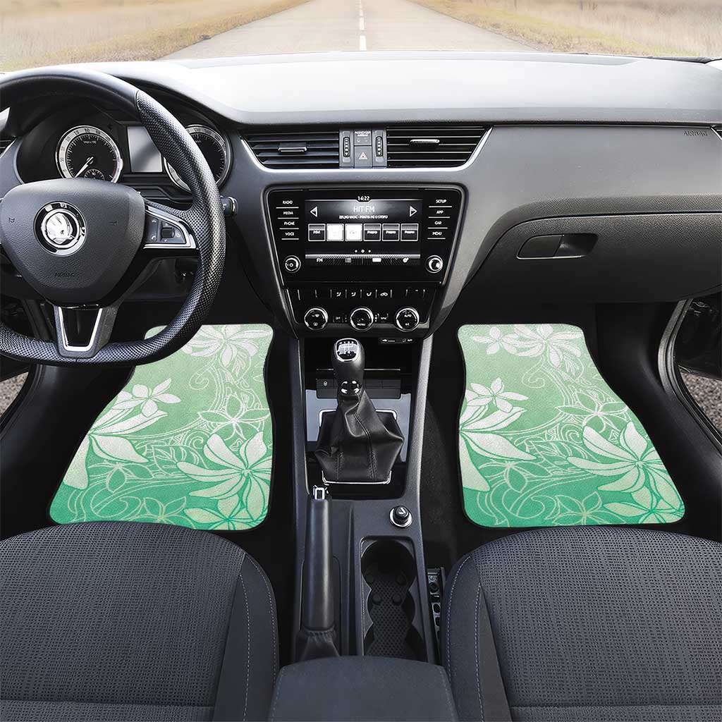 Tiare Tahiti Car Mats Matcha Polynesia Motifs - Polynesian Pride