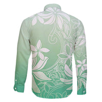 Tiare Tahiti Family Matching Off The Shoulder Long Sleeve Dress and Hawaiian Shirt Matcha Polynesia Motifs LT05 - Polynesian Pride