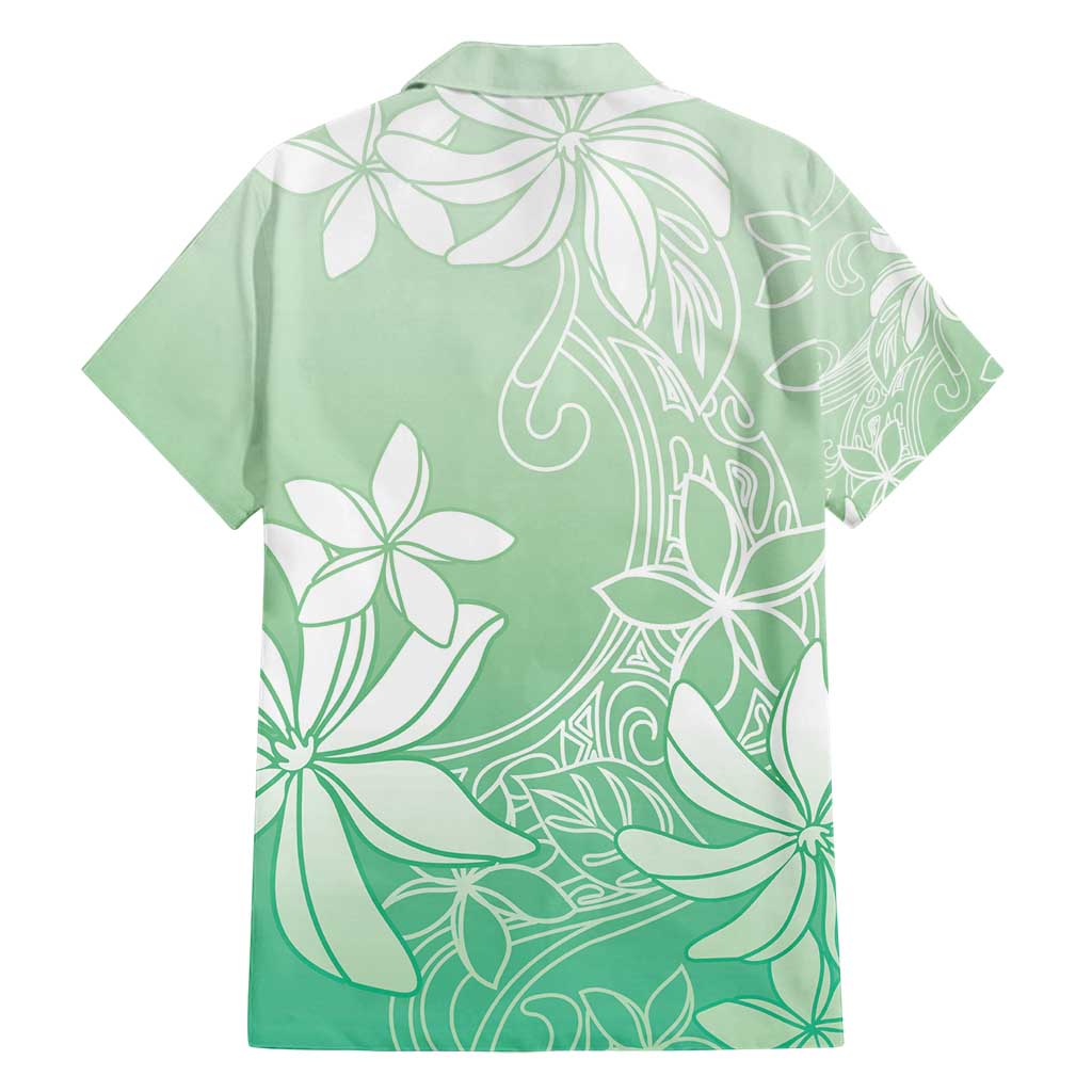Tiare Tahiti Family Matching Tank Maxi Dress and Hawaiian Shirt Matcha Polynesia Motifs LT05 - Polynesian Pride