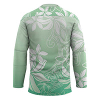 Tiare Tahiti Hockey Jersey Matcha Polynesia Motifs - Polynesian Pride