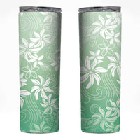 Tiare Tahiti Skinny Tumbler Matcha Polynesia Motifs LT05 Green - Polynesian Pride