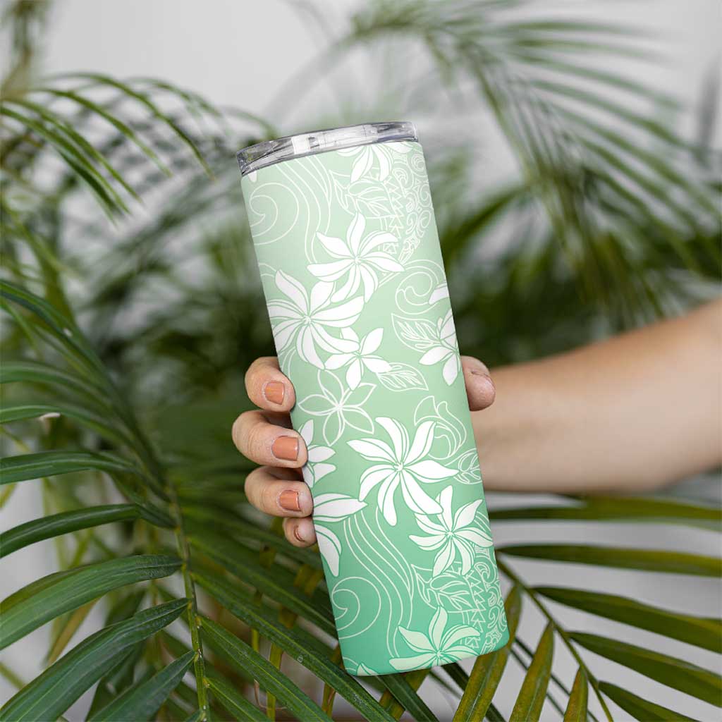 Tiare Tahiti Skinny Tumbler Matcha Polynesia Motifs LT05 - Polynesian Pride