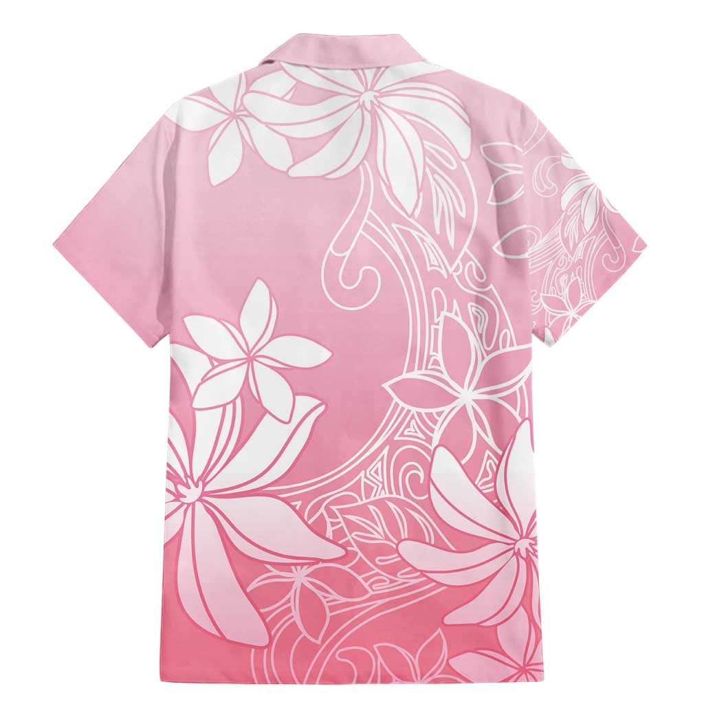 Tiare Tahiti Family Matching Mermaid Dress and Hawaiian Shirt Pink Polynesia Motifs LT05 - Polynesian Pride