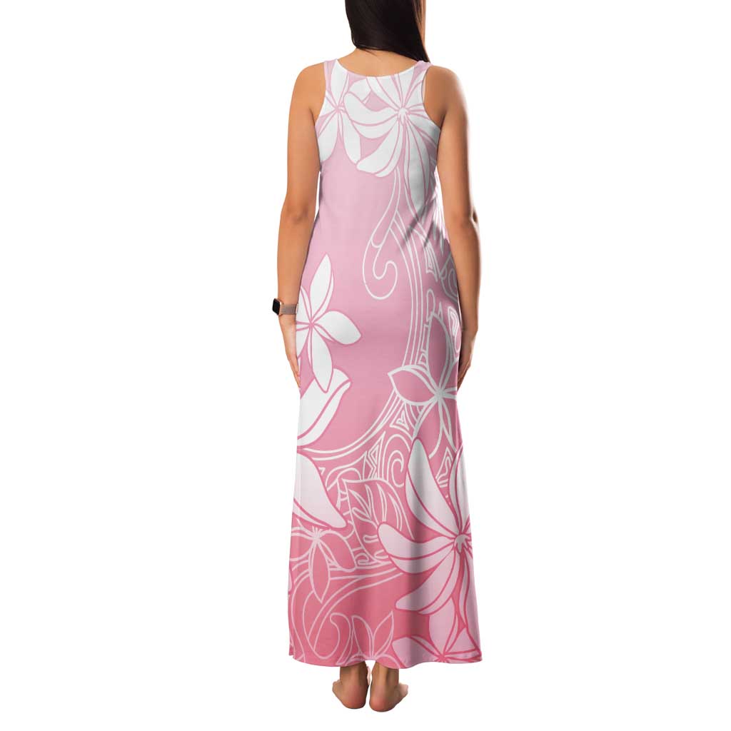 Tiare Tahiti Family Matching Tank Maxi Dress and Hawaiian Shirt Pink Polynesia Motifs LT05 - Polynesian Pride