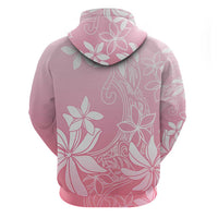Tiare Tahiti Hoodie Pink Polynesia Motifs - Polynesian Pride