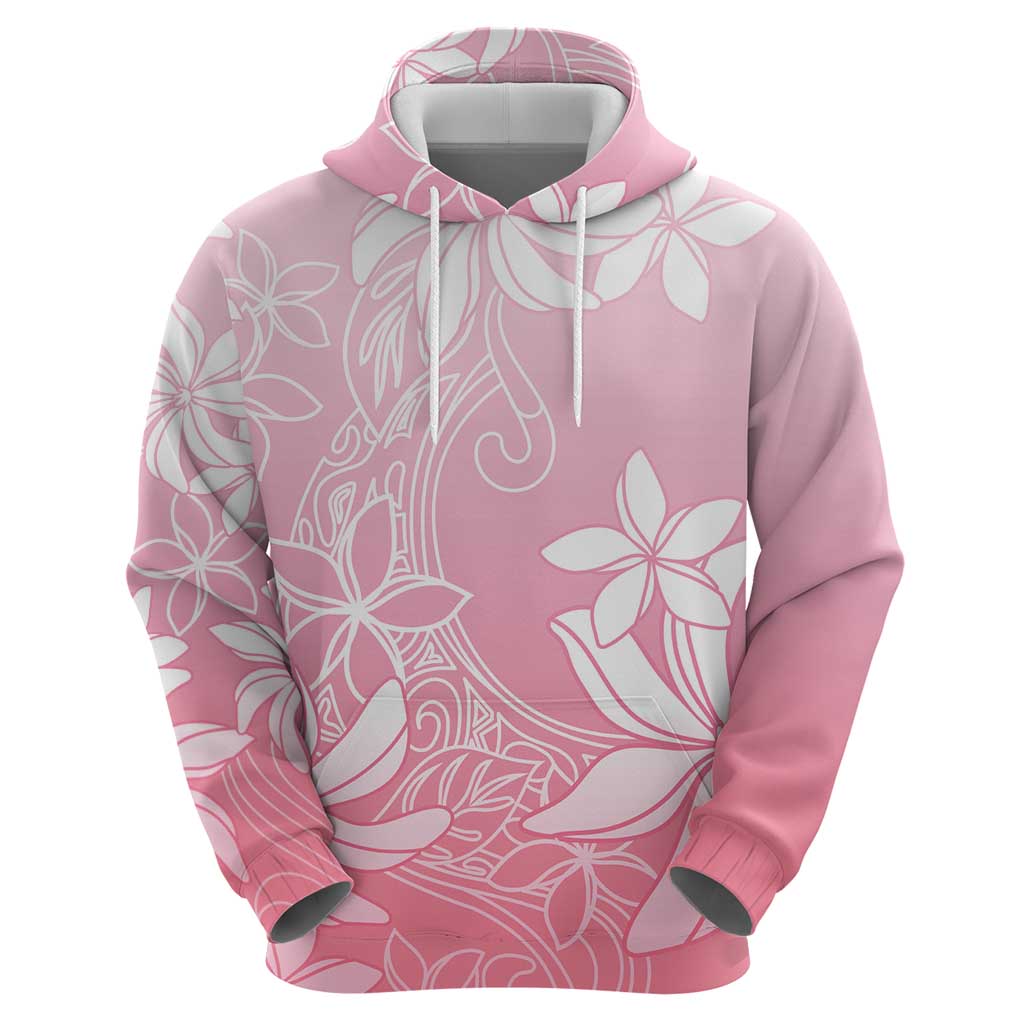 Tiare Tahiti Hoodie Pink Polynesia Motifs - Polynesian Pride