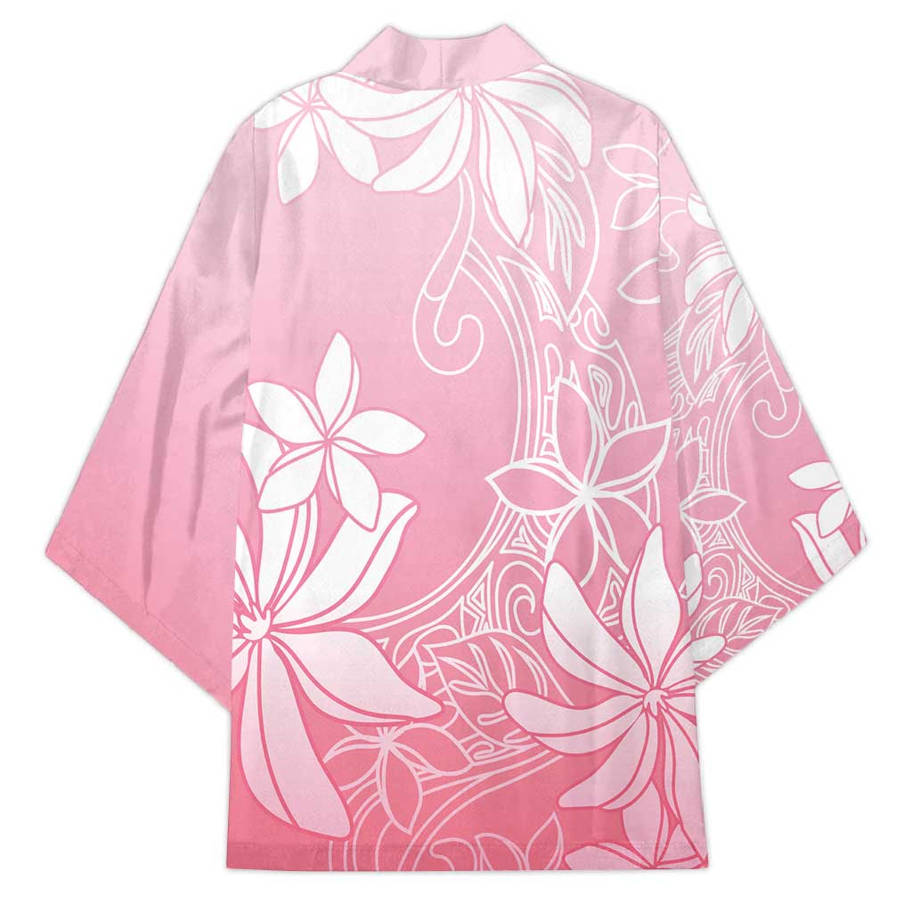 Tiare Tahiti Kimono Pink Polynesia Motifs LT05 - Polynesian Pride