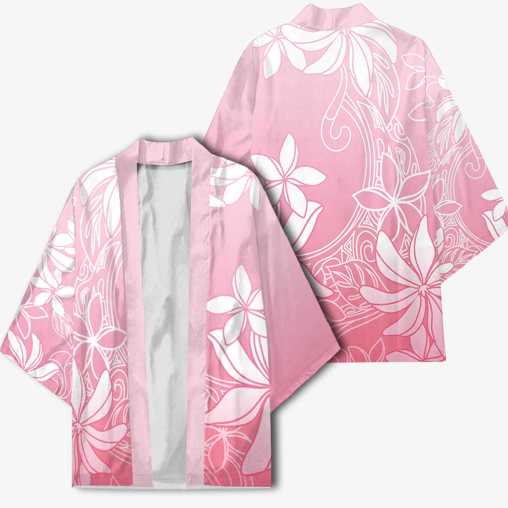 Tiare Tahiti Kimono Pink Polynesia Motifs LT05 - Polynesian Pride
