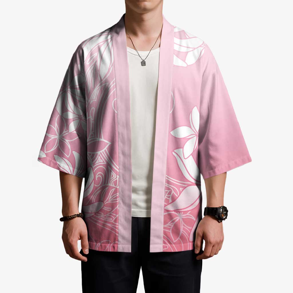 Tiare Tahiti Kimono Pink Polynesia Motifs LT05 - Polynesian Pride