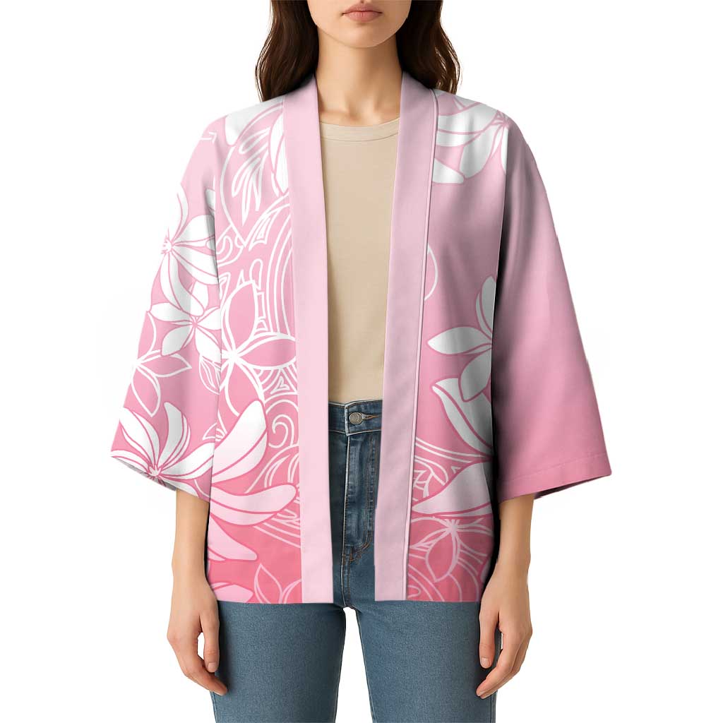 Tiare Tahiti Kimono Pink Polynesia Motifs LT05 - Polynesian Pride