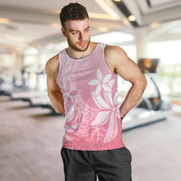 Tiare Tahiti Men Tank Top Pink Polynesia Motifs - Polynesian Pride