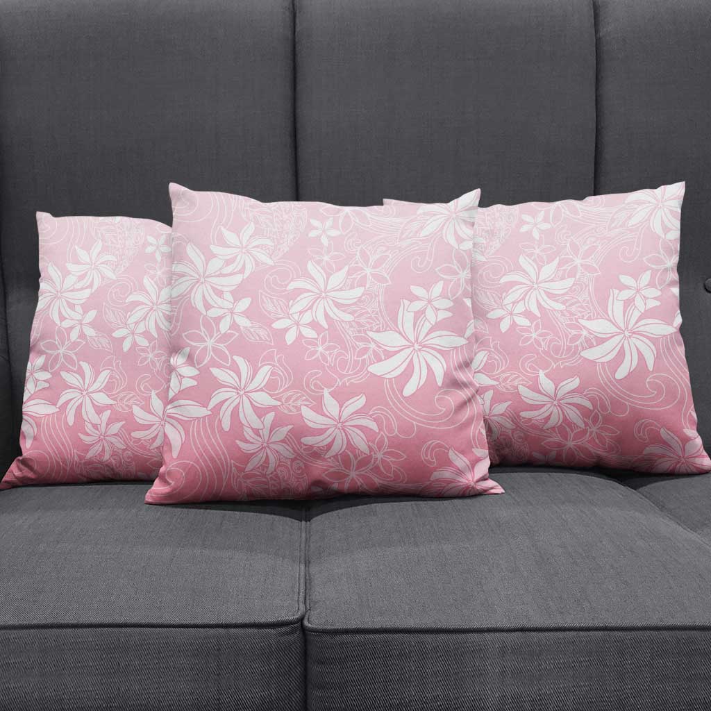 Tiare Tahiti Pillow Cover Pink Polynesia Motifs LT05 - Polynesian Pride