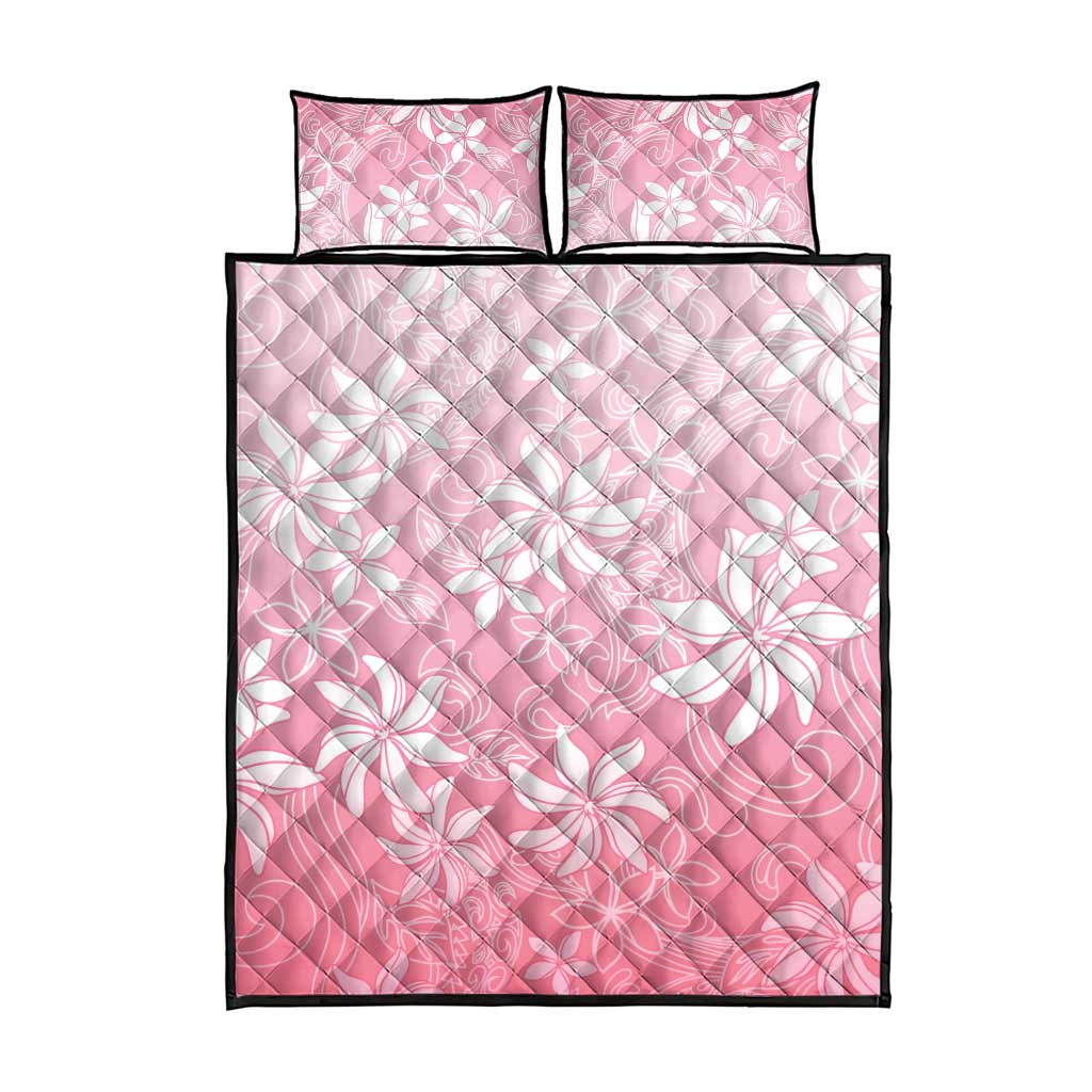 Tiare Tahiti Quilt Bed Set Pink Polynesia Motifs LT05 - Polynesian Pride