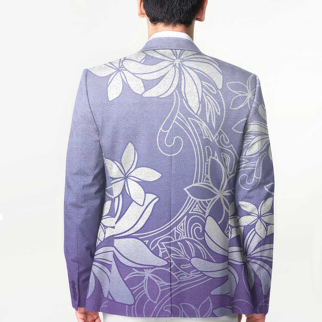 Tiare Tahiti Blazer Purple Polynesia Motifs - Polynesian Pride