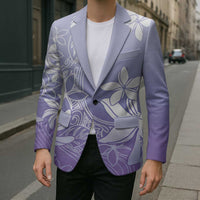 Tiare Tahiti Blazer Purple Polynesia Motifs - Polynesian Pride