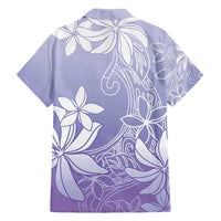 Tiare Tahiti Family Matching Puletasi and Hawaiian Shirt Purple Polynesia Motifs LT05 - Polynesian Pride