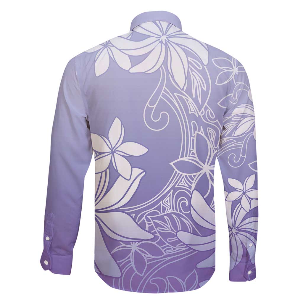 Tiare Tahiti Family Matching Puletasi and Hawaiian Shirt Purple Polynesia Motifs LT05 - Polynesian Pride