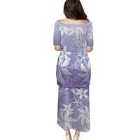 Tiare Tahiti Family Matching Puletasi and Hawaiian Shirt Purple Polynesia Motifs LT05 - Polynesian Pride