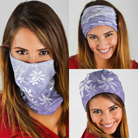 Tiare Tahiti Neck Gaiter Purple Polynesia Motifs LT05 - Polynesian Pride