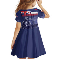 Hawaii Pearl Harbor Remembrance Day Family Matching Short Sleeve Bodycon Dress and Hawaiian Shirt Flag Style LT05 - Polynesian Pride