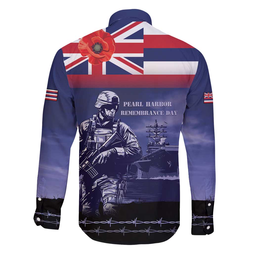 Hawaii Pearl Harbor Remembrance Day Family Matching Summer Maxi Dress and Hawaiian Shirt Flag Style