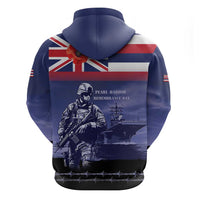 Hawaii Pearl Harbor Remembrance Day Hoodie Flag Style