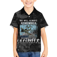 Personalized Pearl Harbor Remembrance Day Family Matching Long Sleeve Bodycon Dress and Hawaiian Shirt We Will Always Remember