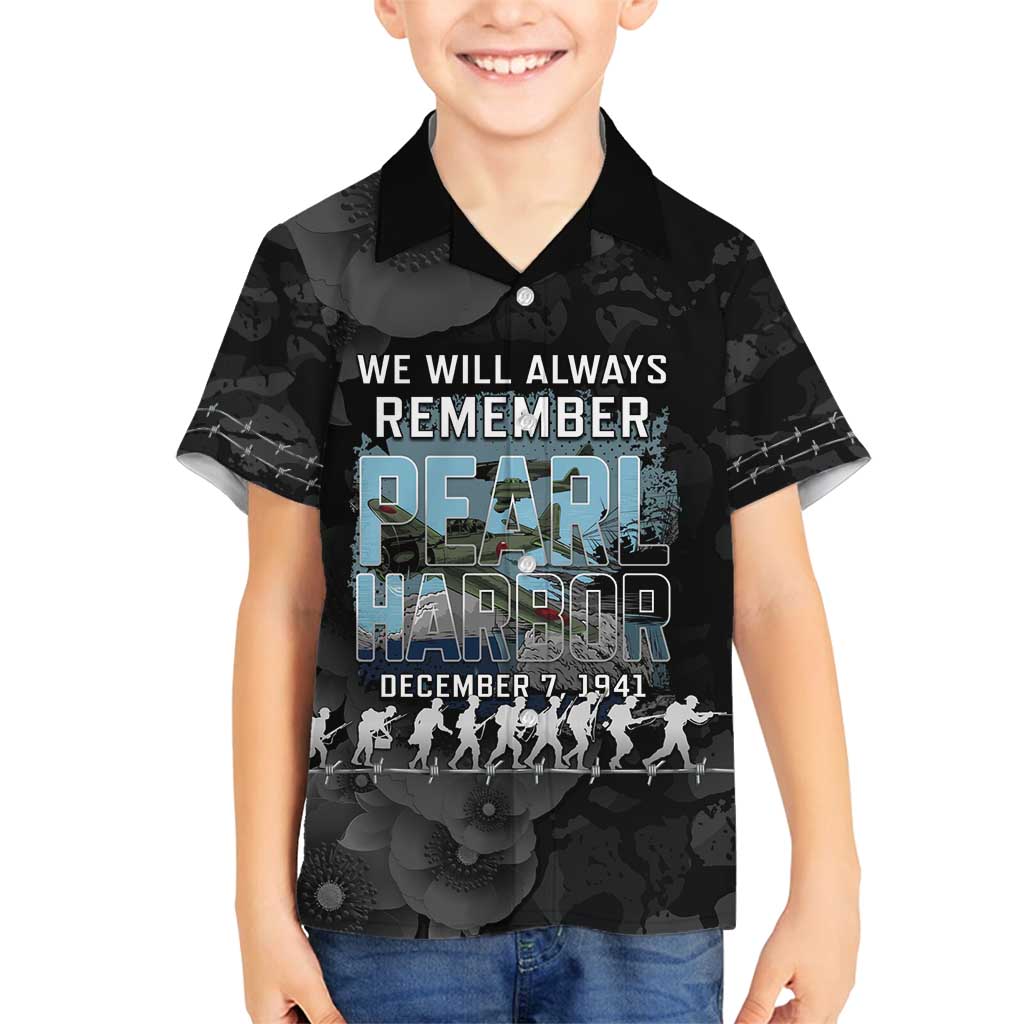 Personalized Pearl Harbor Remembrance Day Family Matching Tank Maxi Dress and Hawaiian Shirt We Will Always Remember