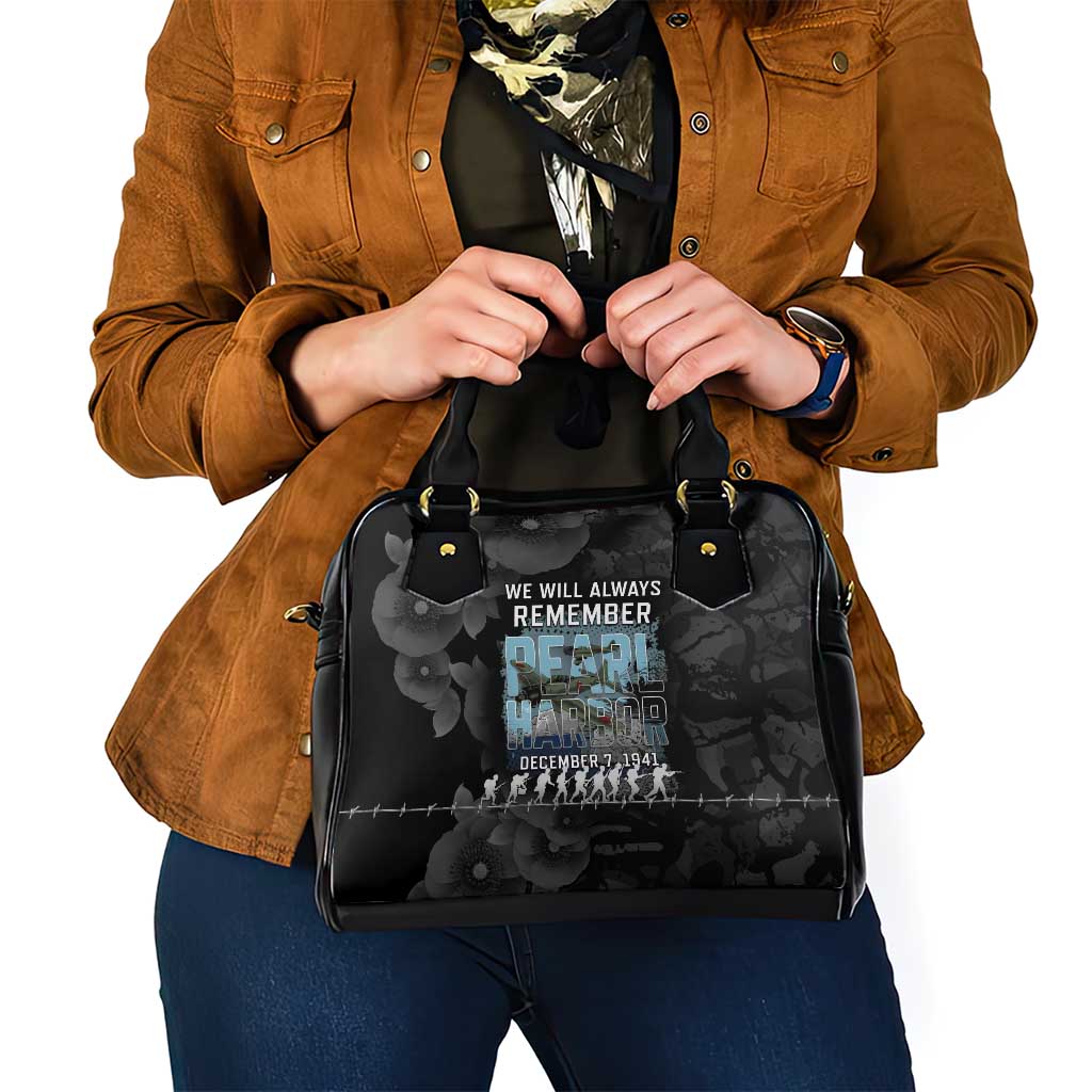 Pearl Harbor Remembrance Day Shoulder Handbag We Will Always Remember