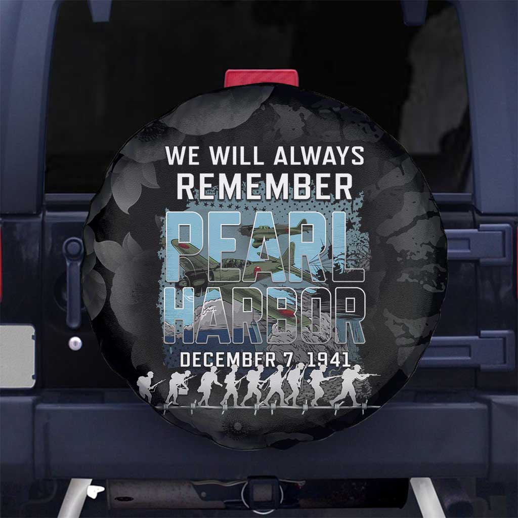 Pearl Harbor Remembrance Day Spare Tire Cover We Will Always Remember