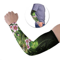 New Zealand Aotearoa Kakapo Arm Sleeves Maori Pattern With Manuka Galaxy Style - Polynesian Pride