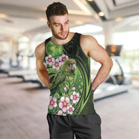 New Zealand Aotearoa Kakapo Men Tank Top Maori Pattern With Manuka Galaxy Style - Polynesian Pride