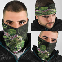 New Zealand Aotearoa Kakapo Neck Gaiter Maori Pattern With Manuka Galaxy Style - Polynesian Pride