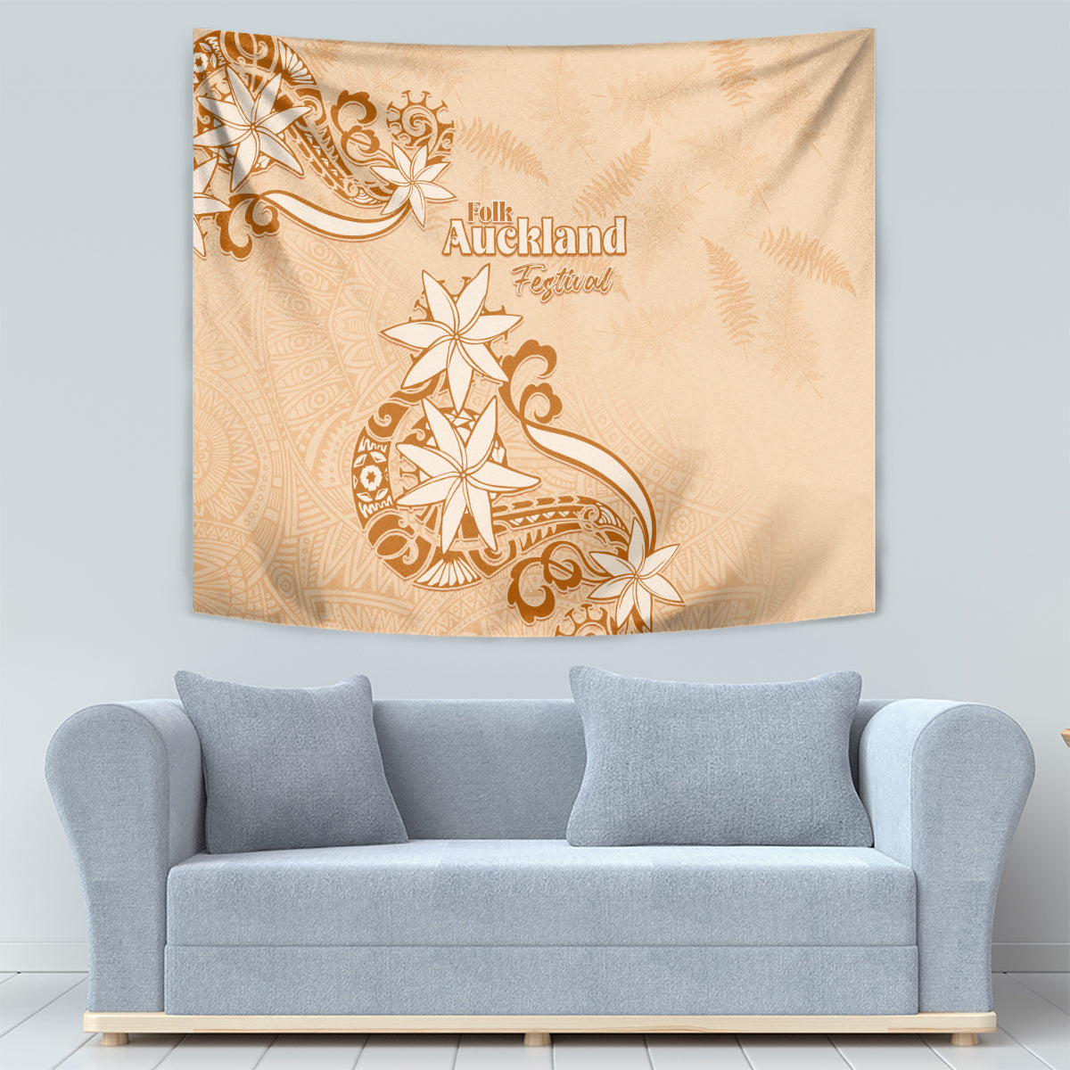 New Zealand Auckland Folk Festival Tapestry Vintage Style LT05 - Polynesian Pride