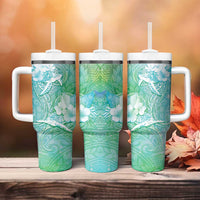 Couple Sea Turtle One Love One Heart Tumbler With Handle LT05 - Polynesian Pride