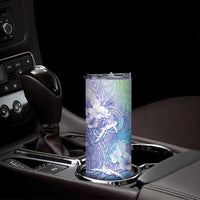 Couple Blue Sea Turtle Heart Love Skinny Tumbler LT05