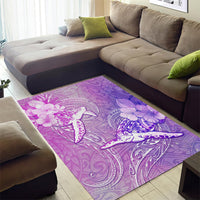 Couple Sea Turtle Love Give Us A Fairytale Area Rug LT05 - Polynesian Pride