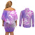 Couple Sea Turtle Love Give Us A Fairytale Couples Matching Off Shoulder Short Dress and Long Sleeve Button Shirt LT05 - Polynesian Pride