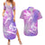 Couple Sea Turtle Love Give Us A Fairytale Couples Matching Summer Maxi Dress and Hawaiian Shirt LT05 Pink - Polynesian Pride