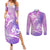 Couple Sea Turtle Love Give Us A Fairytale Couples Matching Summer Maxi Dress and Long Sleeve Button Shirt LT05 Pink - Polynesian Pride