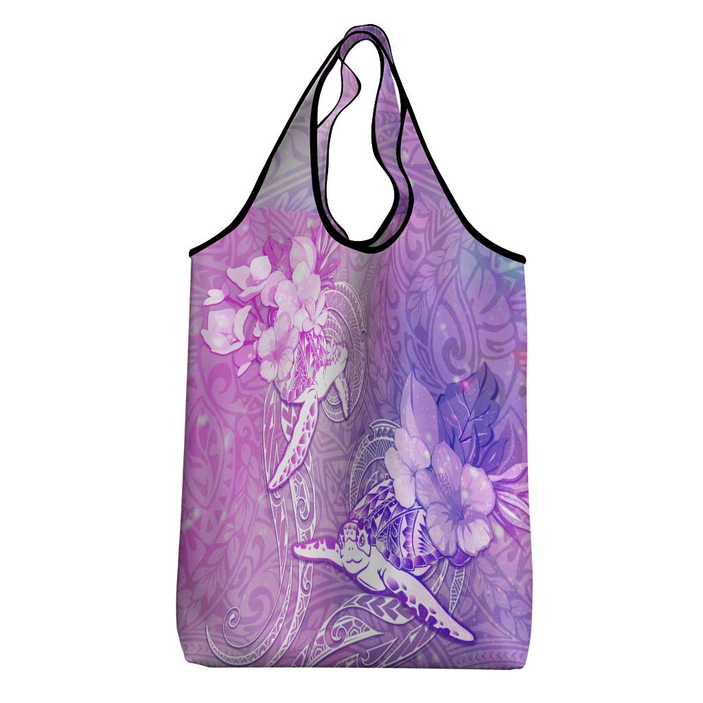 Couple Sea Turtle Love Give Us A Fairytale Grocery Bag