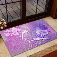 Couple Sea Turtle Love Give Us A Fairytale Rubber Doormat LT05 - Polynesian Pride