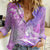 Couple Sea Turtle Love Give Us A Fairytale Women Casual Shirt LT05 Female Pink - Polynesian Pride
